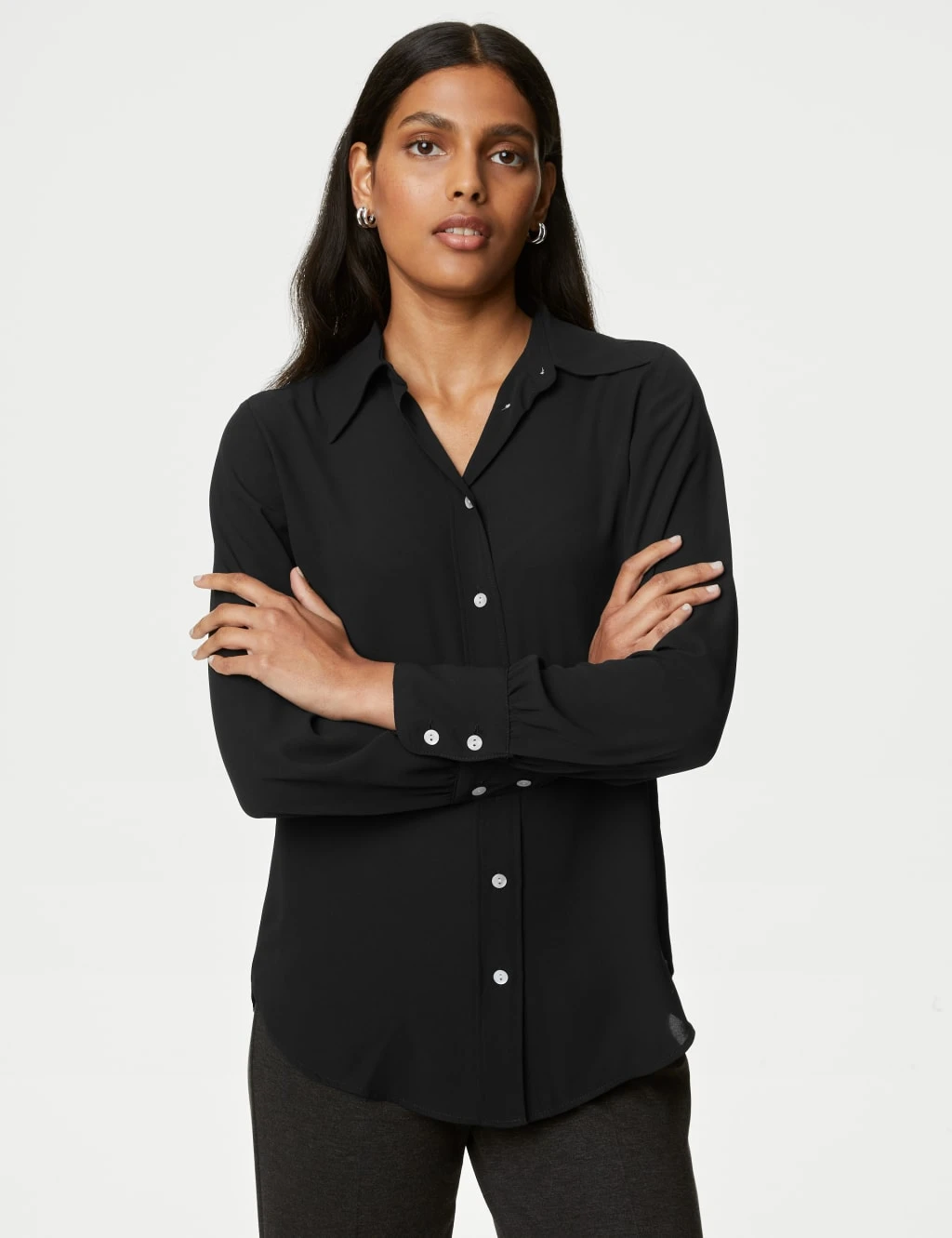 Collared Long Sleeve Shirt 4 Collared Long Sleeve Shirt - Image 4