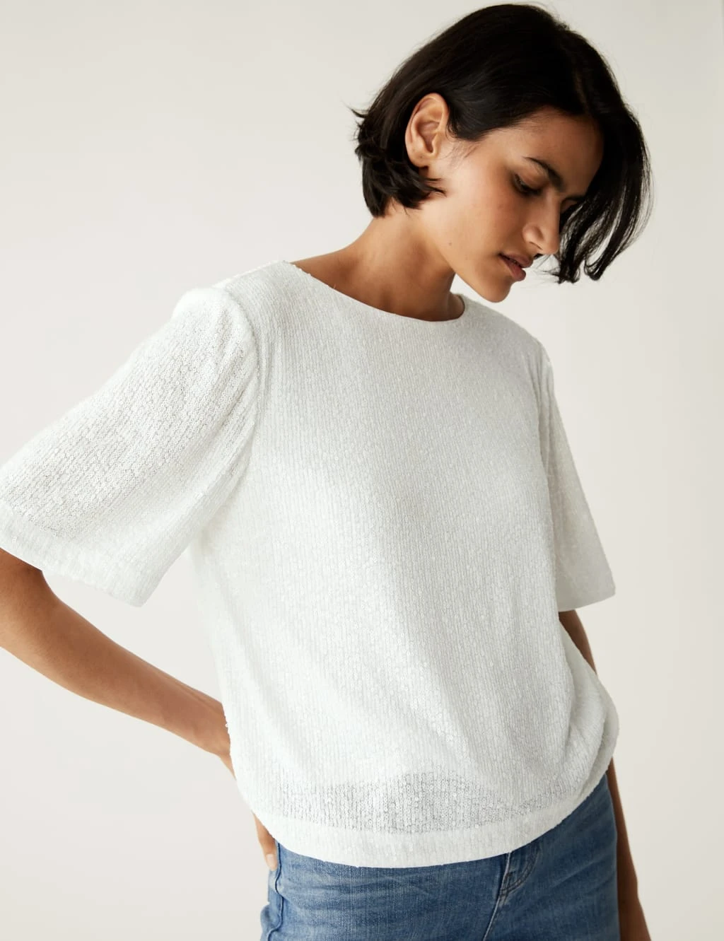 Sequin Regular Fit Top 5 Sequin Regular Fit Top - Image 5