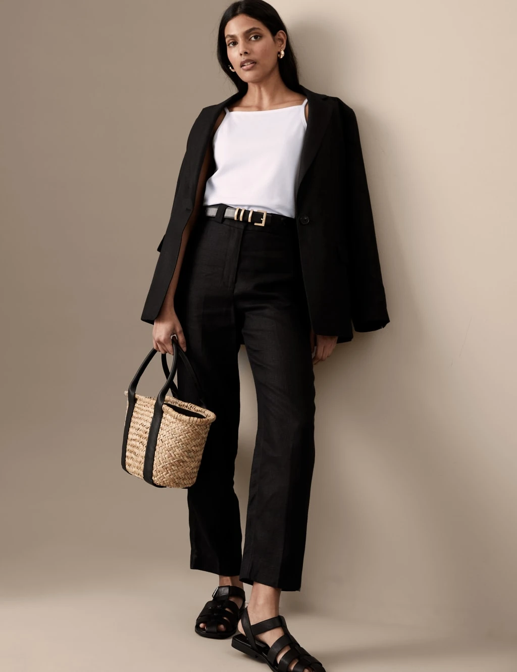 Cotton Rich Square Neck Vest Top 3 Cotton Rich Square Neck Vest Top - Image 3