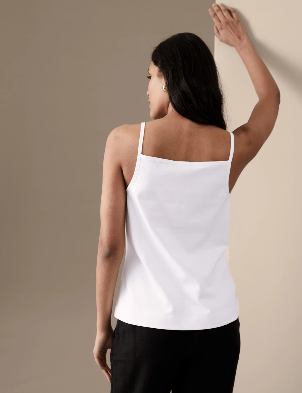 Cotton Rich Square Neck Vest Top 5 Cotton Rich Square Neck Vest Top - Image 5