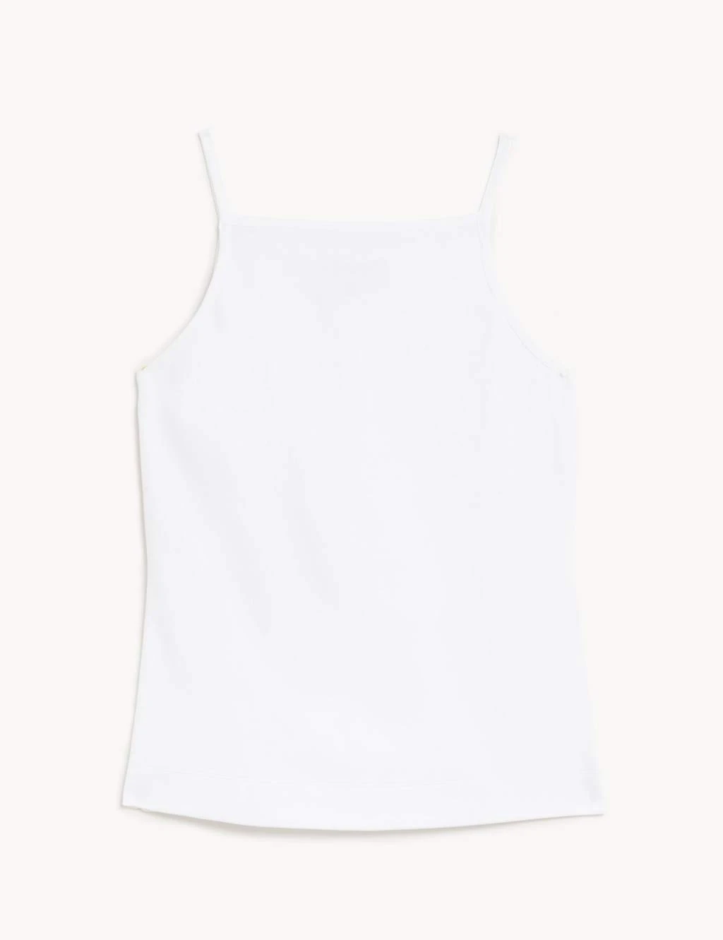 Cotton Rich Square Neck Vest Top 2 Cotton Rich Square Neck Vest Top - Image 2