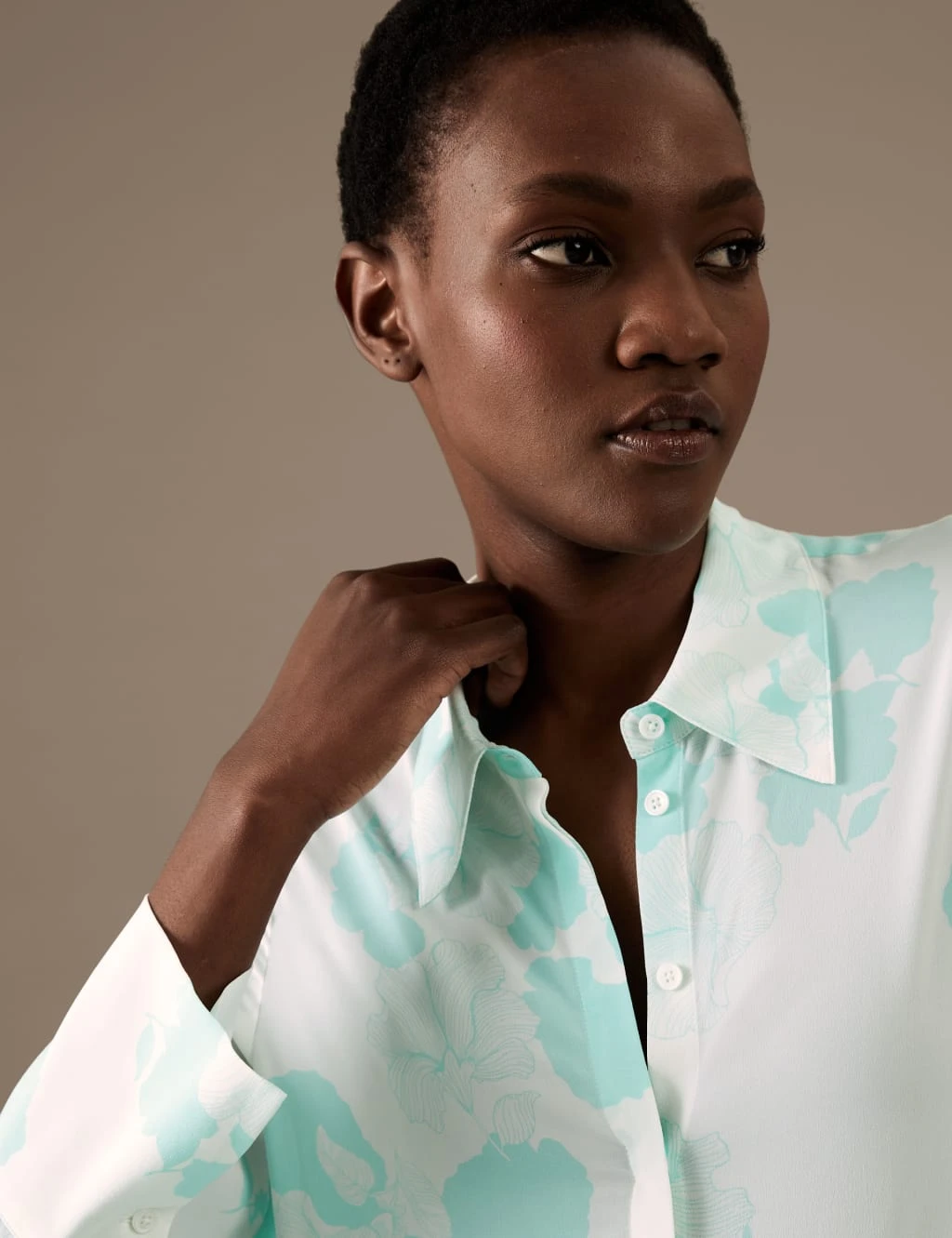 Pure Silk Printed Shirt 1 Pure Silk Printed Shirt