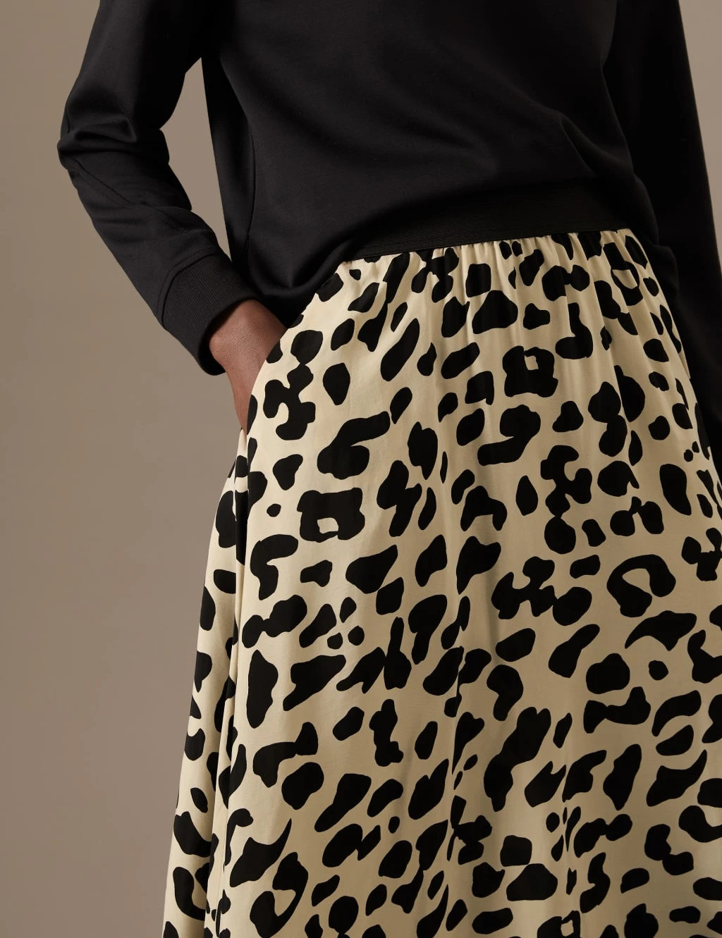 Animal Print Midaxi A-Line Skirt 5 Animal Print Midaxi A-Line Skirt - Image 5