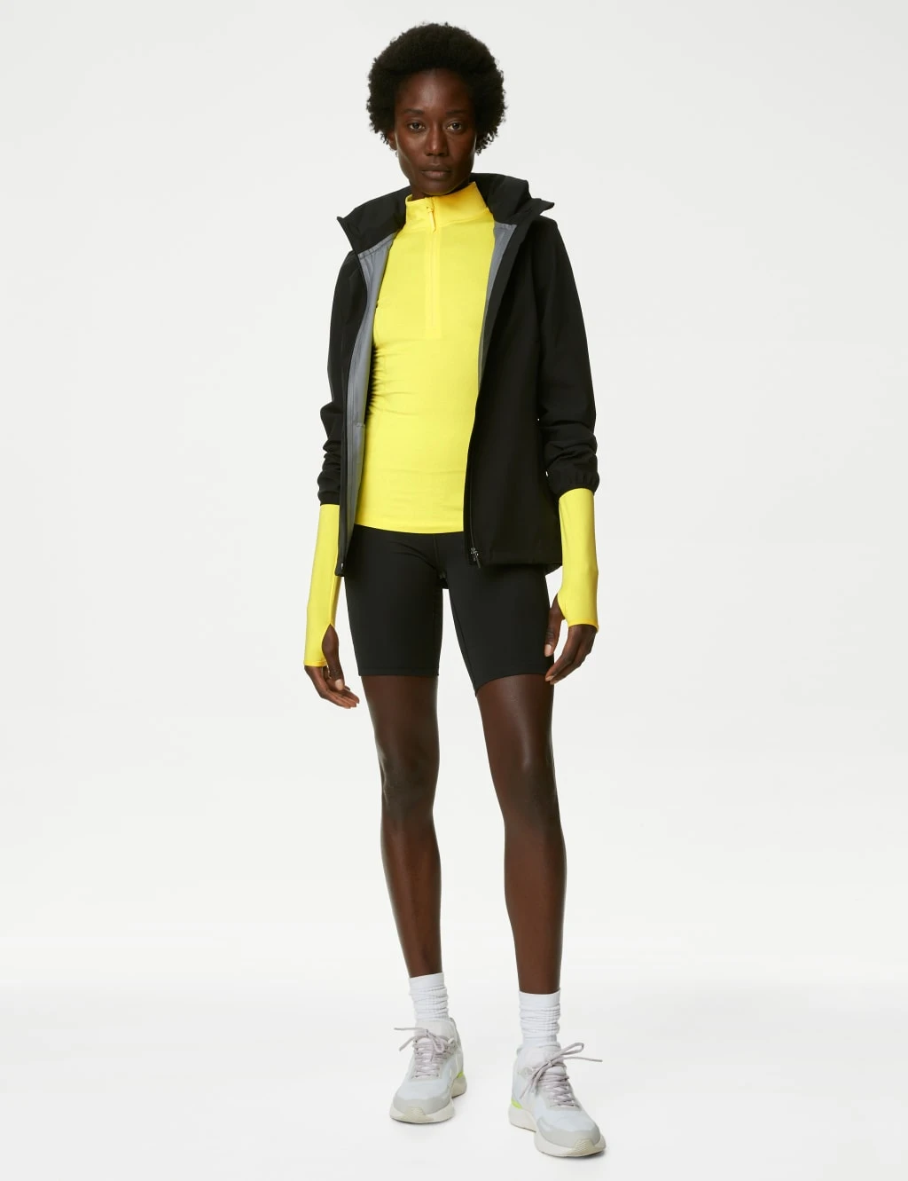 Funnel Neck Half Zip Running Top 3 Funnel Neck Half Zip Running Top - Image 3