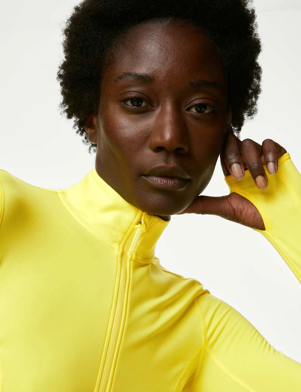 Funnel Neck Half Zip Running Top 4 Funnel Neck Half Zip Running Top - Image 4