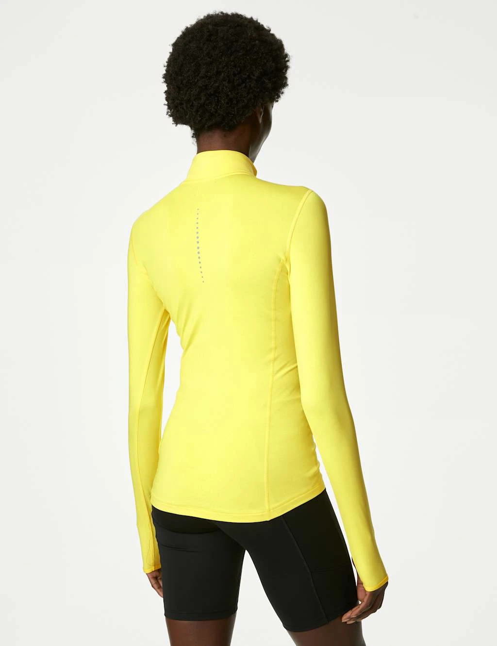 Funnel Neck Half Zip Running Top 5 Funnel Neck Half Zip Running Top - Image 5