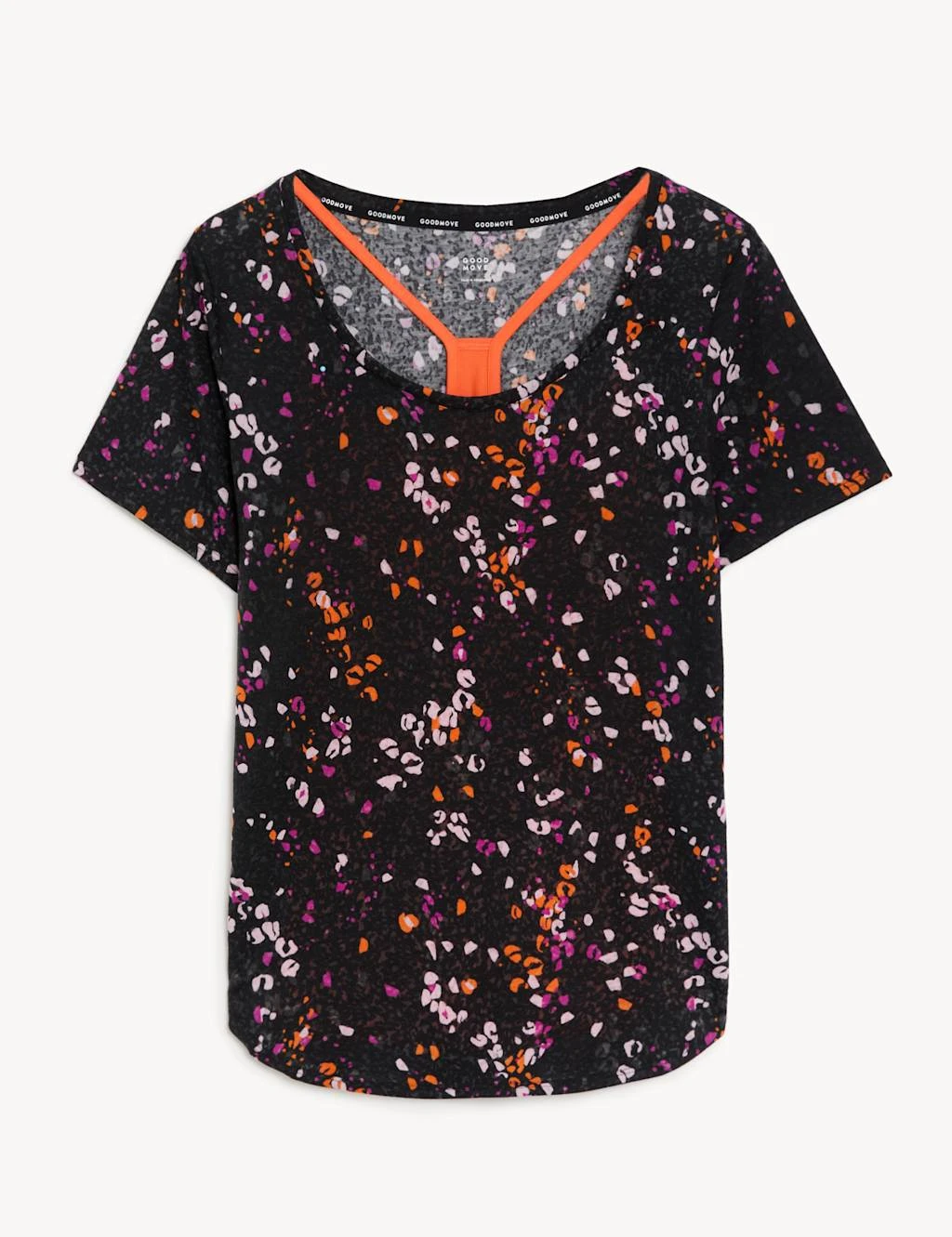 Printed Scoop Neck 2-in-1 T-Shirt 2 Printed Scoop Neck 2-in-1 T-Shirt - Image 2