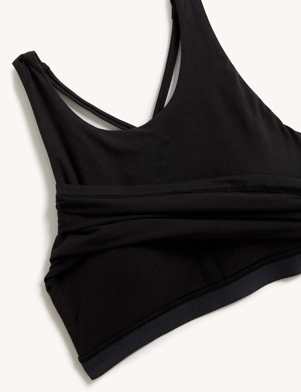 High Neck Padded Yoga Crop Vest Top 6 High Neck Padded Yoga Crop Vest Top - Image 6