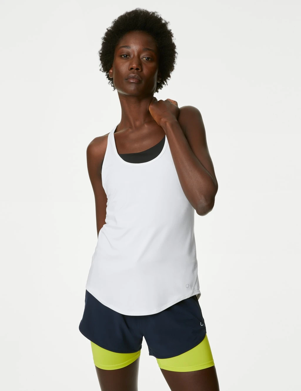 Scoop Neck Racer Back Running Vest Top 1 Scoop Neck Racer Back Running Vest Top