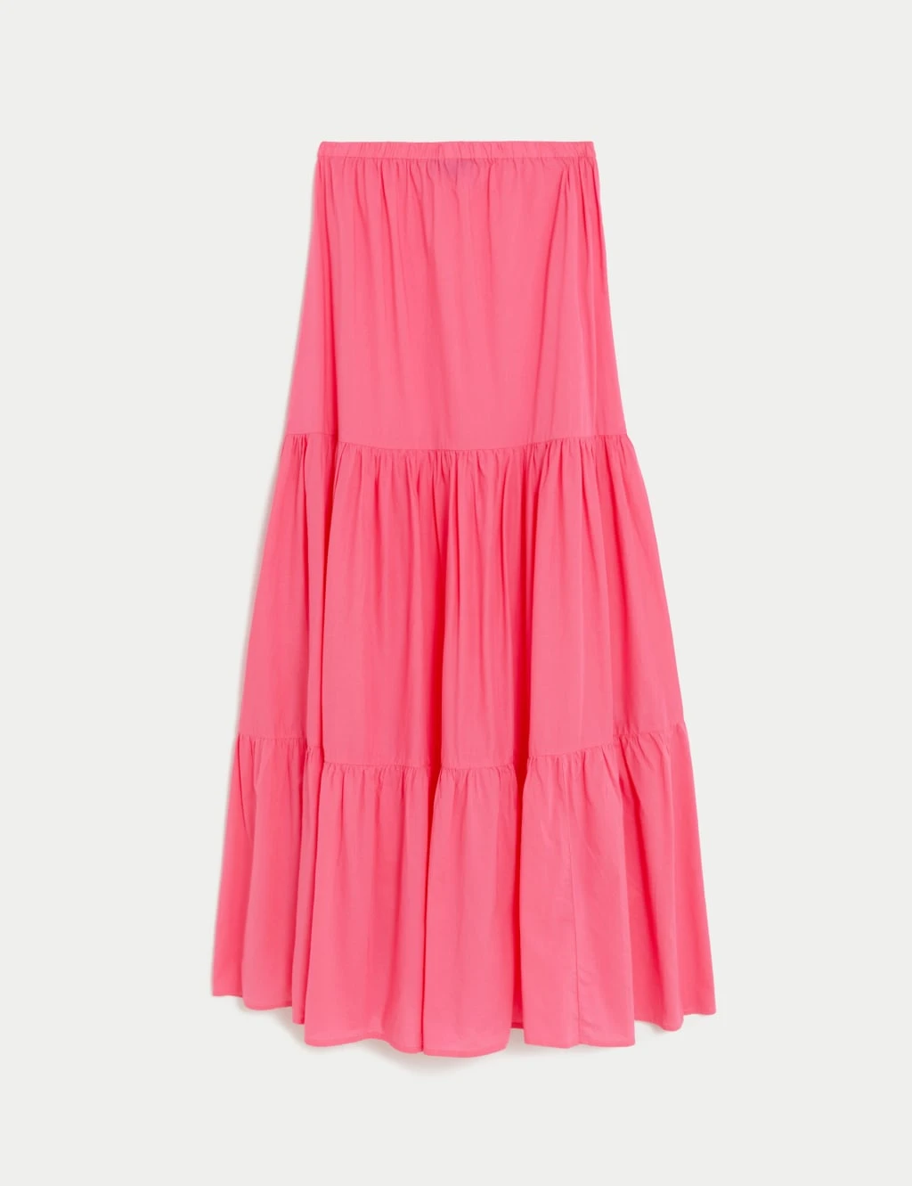 Pure Cotton Midaxi Tiered Beach Skirt 2 Pure Cotton Midaxi Tiered Beach Skirt - Image 2