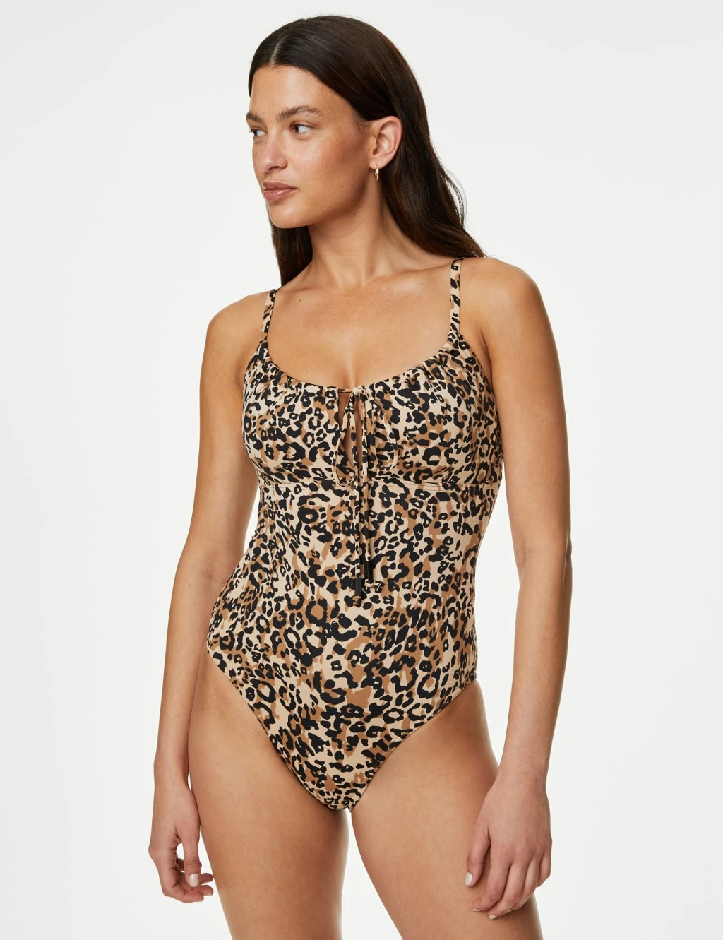 Floral Padded Scoop Neck Swimsuit 1 Floral Padded Scoop Neck Swimsuit