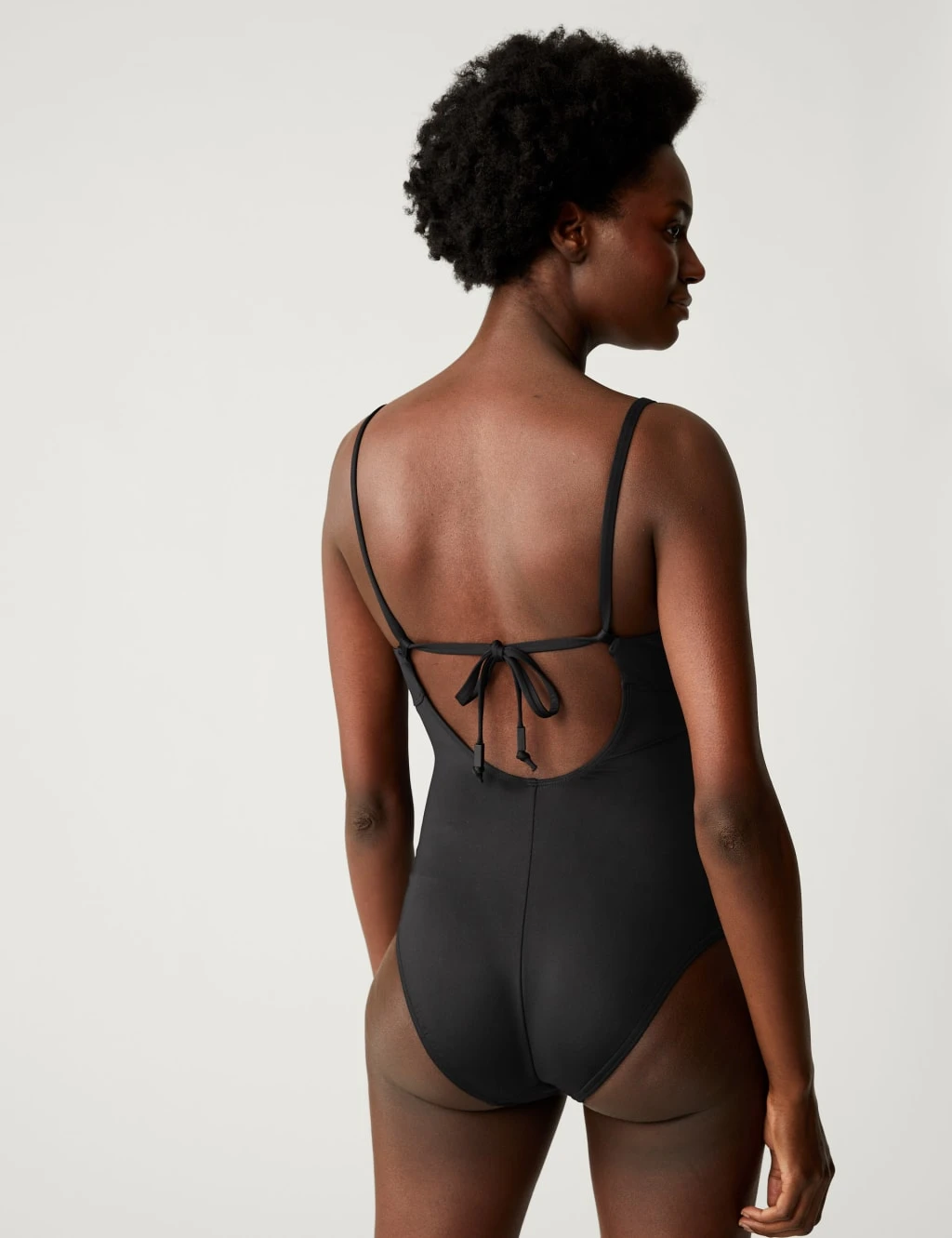 Maternity Padded Ruched Scoop Neck Swimsuit 5 Maternity Padded Ruched Scoop Neck Swimsuit - Image 5