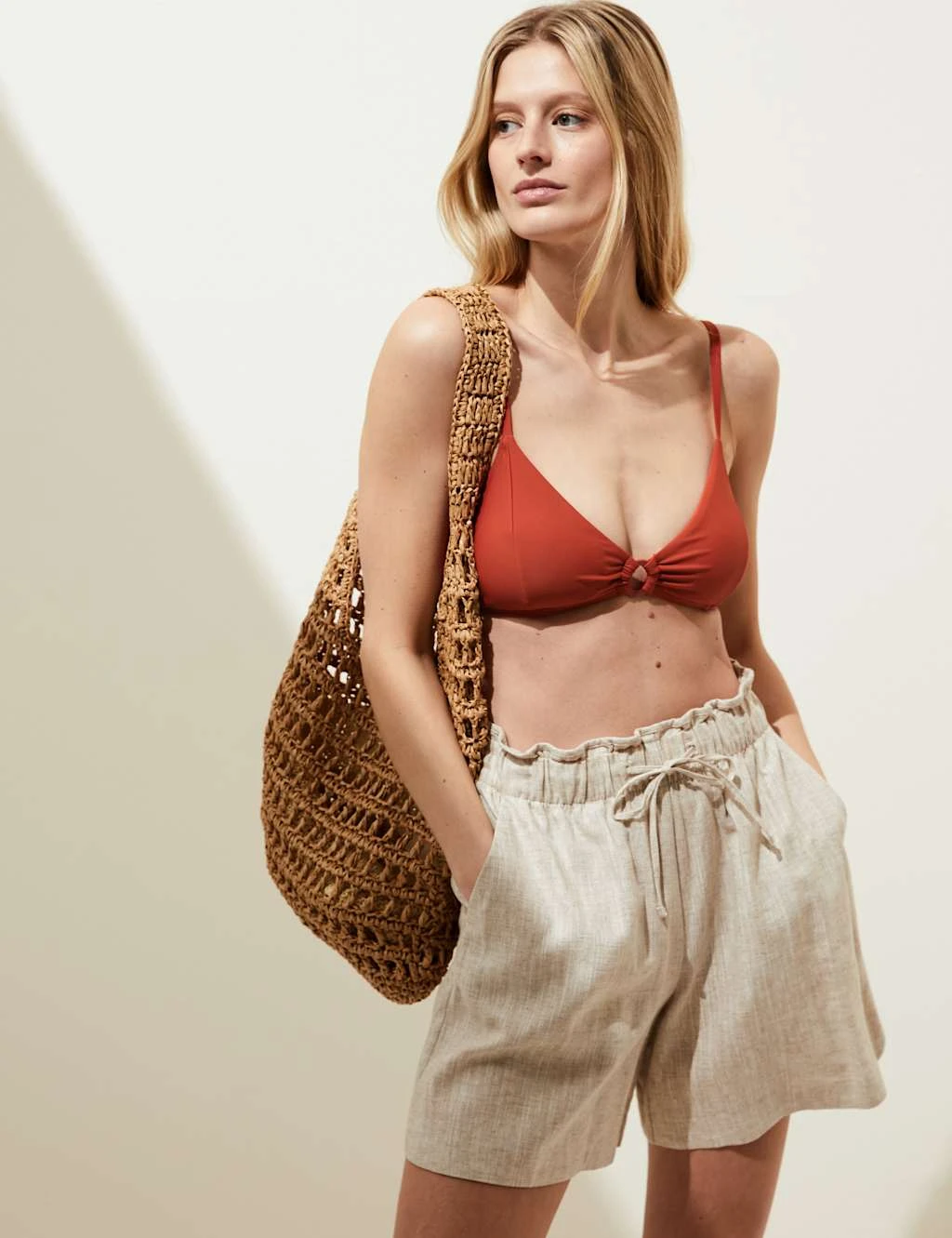 Padded Ring Detail Plunge Bikini Top 1 Padded Ring Detail Plunge Bikini Top