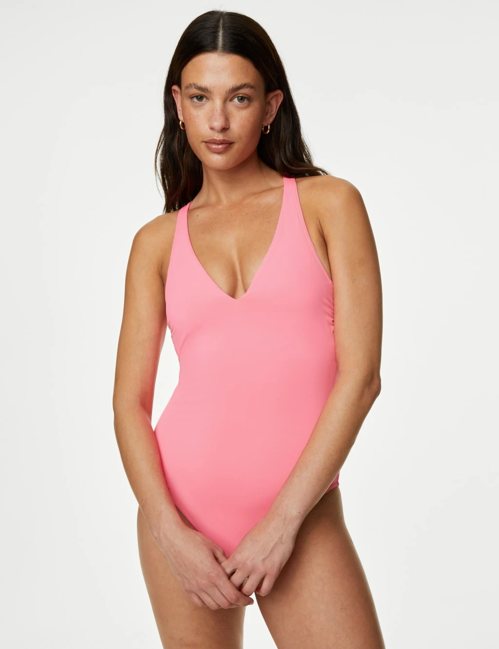 Padded Tie Back Plunge Swimsuit 4 Padded Tie Back Plunge Swimsuit - Image 4