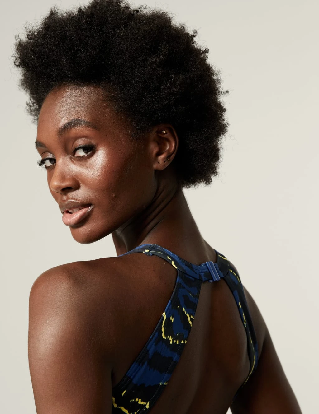 Printed Halterneck Swimsuit 4 Printed Halterneck Swimsuit - Image 4