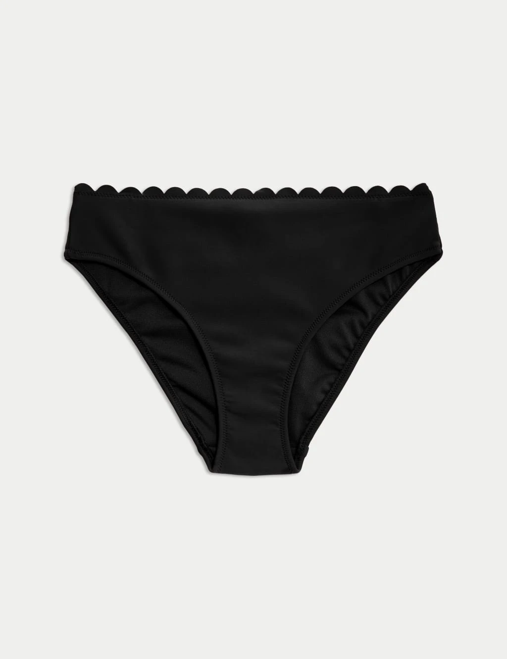 Neoprene Scallop High Leg Bikini Bottoms 2 Neoprene Scallop High Leg Bikini Bottoms - Image 2