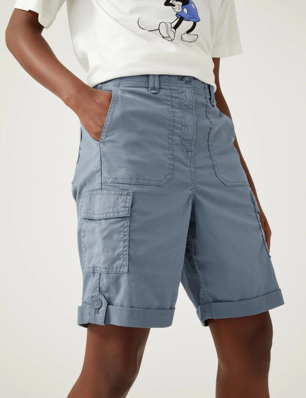 Tencel™ Rich Cargo Tea Dyed Shorts 5 Tencel™ Rich Cargo Tea Dyed Shorts - Image 5