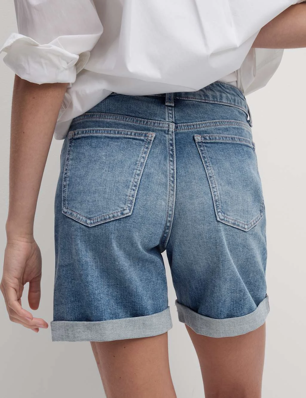 Denim Boyfriend Shorts 1 Denim Boyfriend Shorts