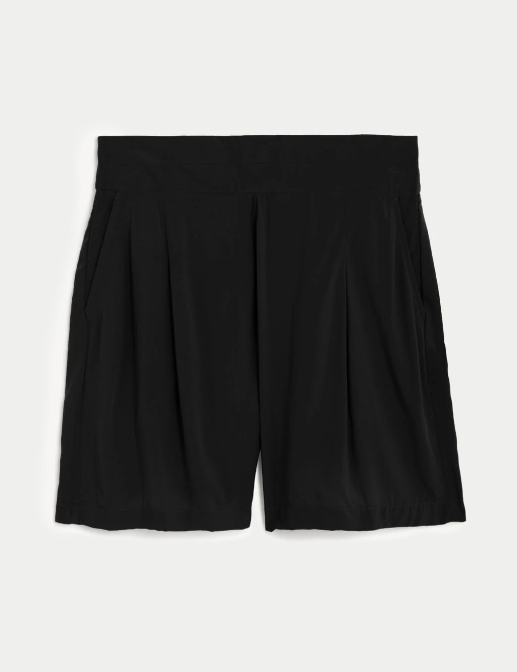 High Waisted Pleat Front Shorts 2 High Waisted Pleat Front Shorts - Image 2