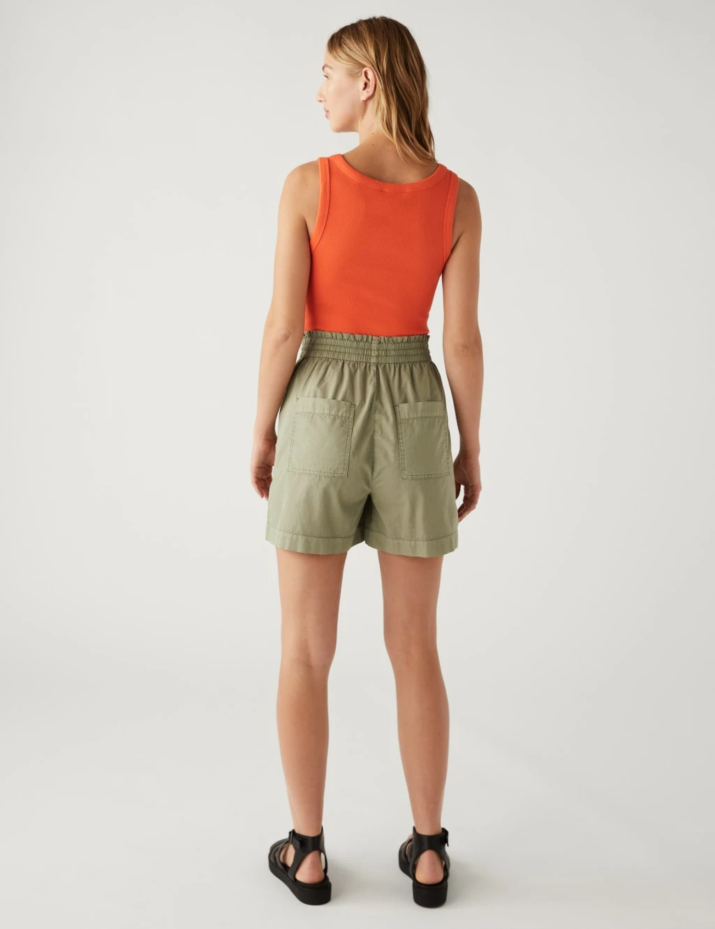 Pure Cotton High Waisted Shorts 5 Pure Cotton High Waisted Shorts - Image 5