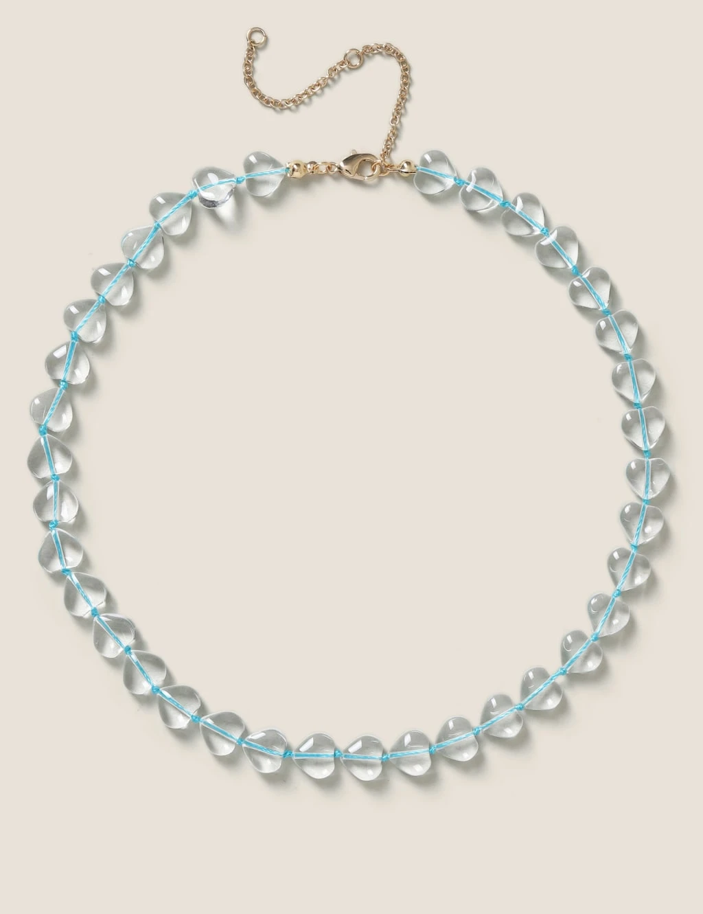 Heart Beaded Necklace 1 Heart Beaded Necklace