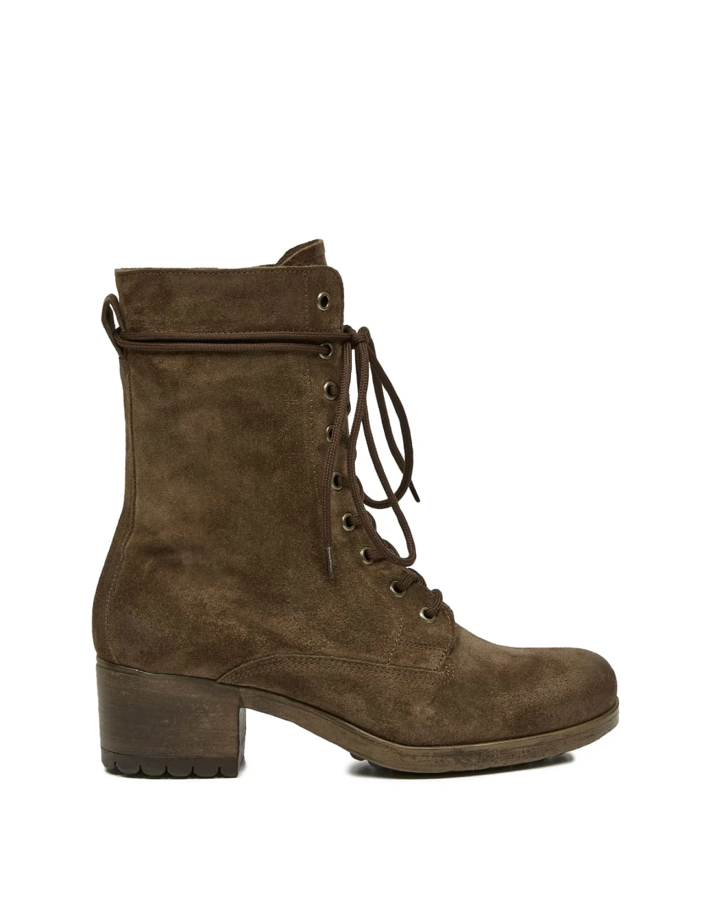 Celtic & Co. Suede Lace Up Block Heel Ankle Boots 3 Celtic & Co. Suede Lace Up Block Heel Ankle Boots - Image 3