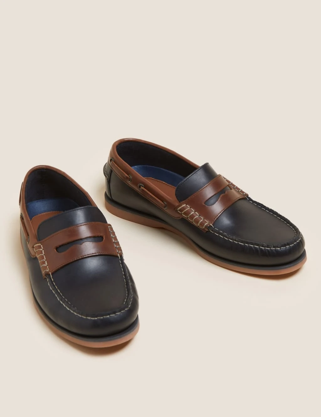 Leather Slip-On Boat Shoes 4 Leather Slip-On Boat Shoes - Image 4