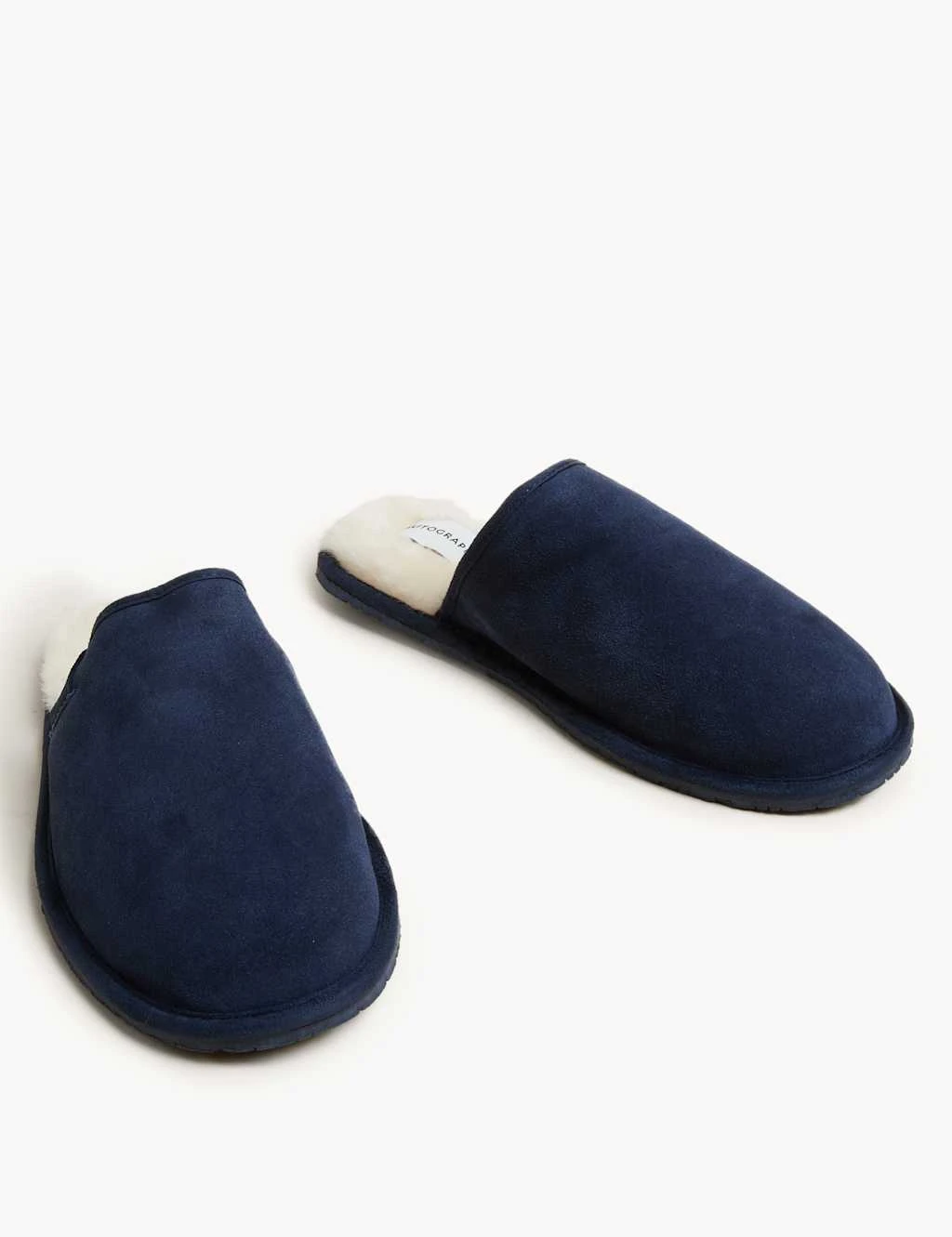 Suede Mule Slippers With Freshfeet™ 2 Suede Mule Slippers With Freshfeet™ - Image 2