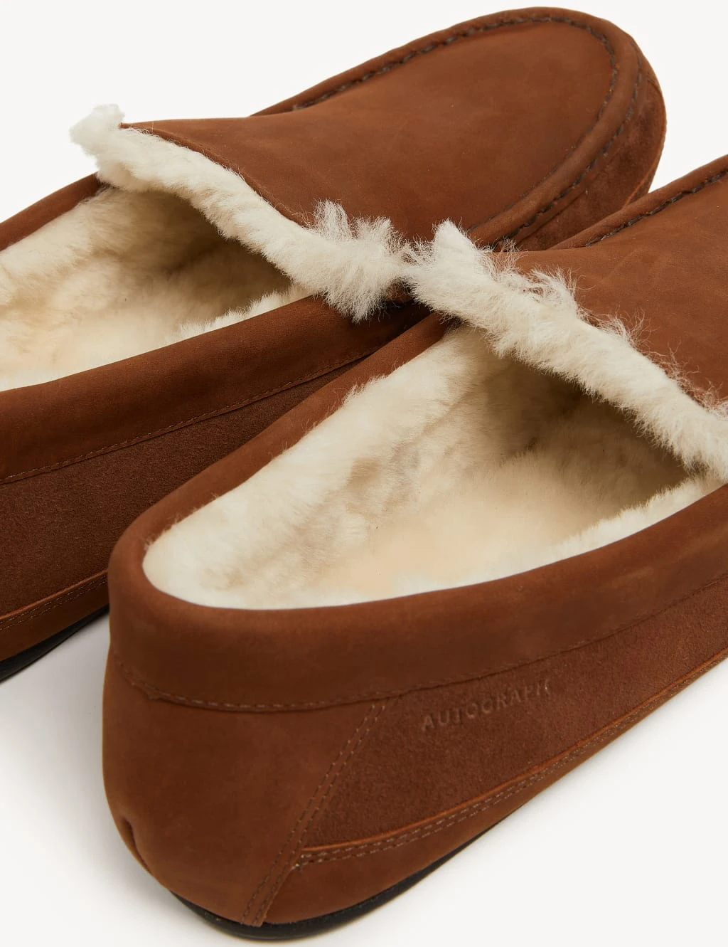 Suede Moccasin Slippers With Freshfeet™ 3 Suede Moccasin Slippers With Freshfeet™ - Image 3