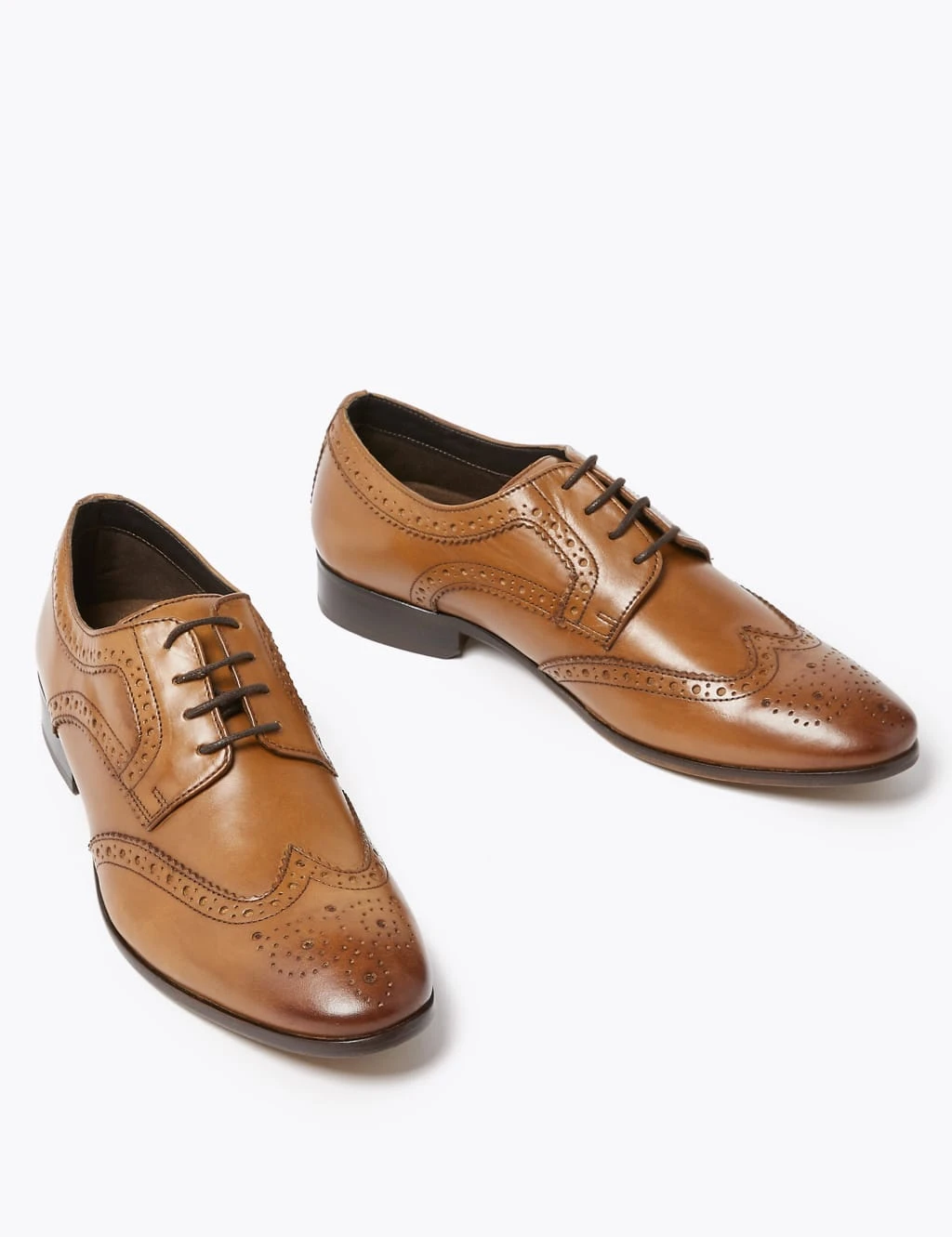 Wide Fit Leather Brogues 3 Wide Fit Leather Brogues - Image 3