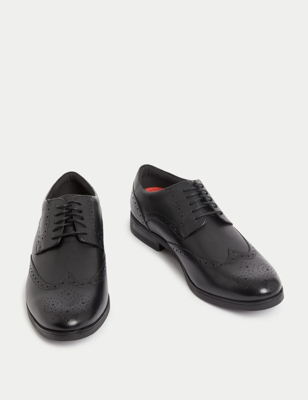 Wide Fit Airflex™ Leather Brogues 2 Wide Fit Airflex™ Leather Brogues - Image 2