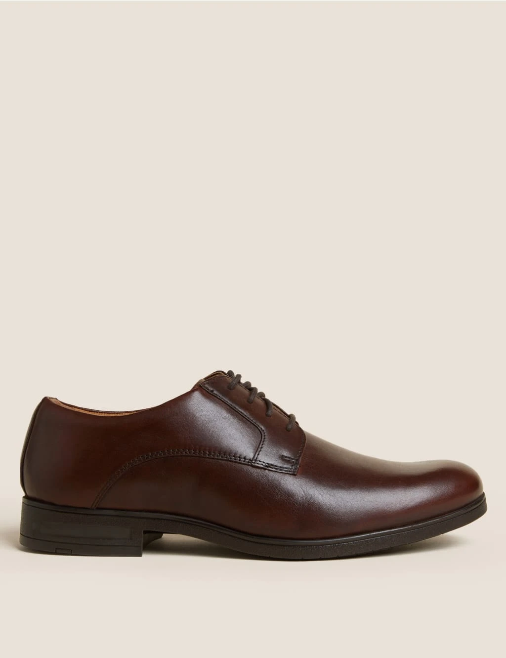 Wide Fit Airflex™ Leather Derby Shoes 1 Wide Fit Airflex™ Leather Derby Shoes