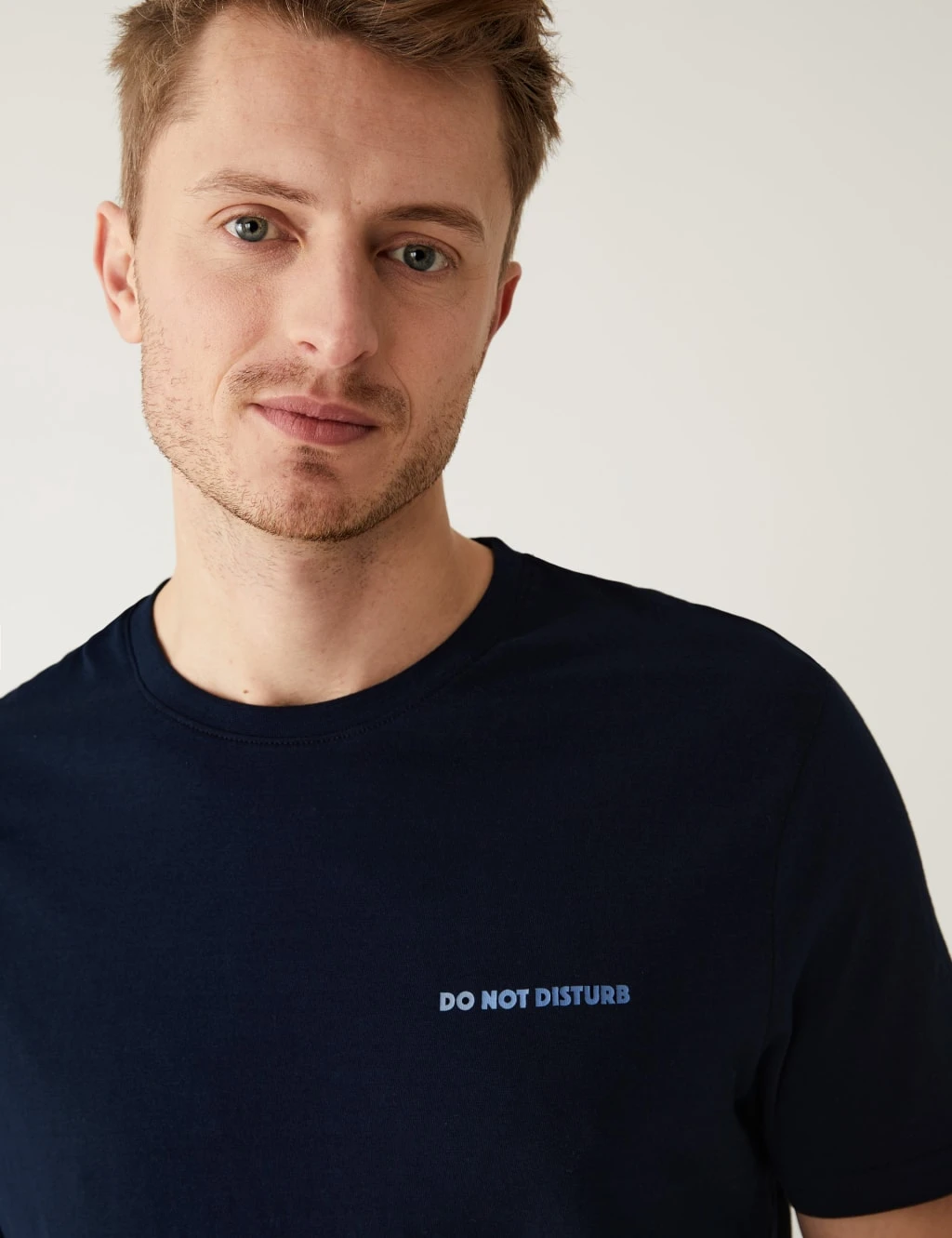 Pure Cotton Do Not Disturb Slogan Pyjama Set 3 Pure Cotton Do Not Disturb Slogan Pyjama Set - Image 3