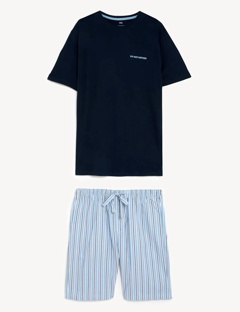 Pure Cotton Do Not Disturb Slogan Pyjama Set 2 Pure Cotton Do Not Disturb Slogan Pyjama Set - Image 2