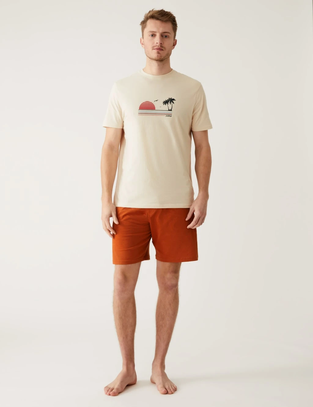 Pure Cotton Sunset Graphic Pyjama Set 3 Pure Cotton Sunset Graphic Pyjama Set - Image 3