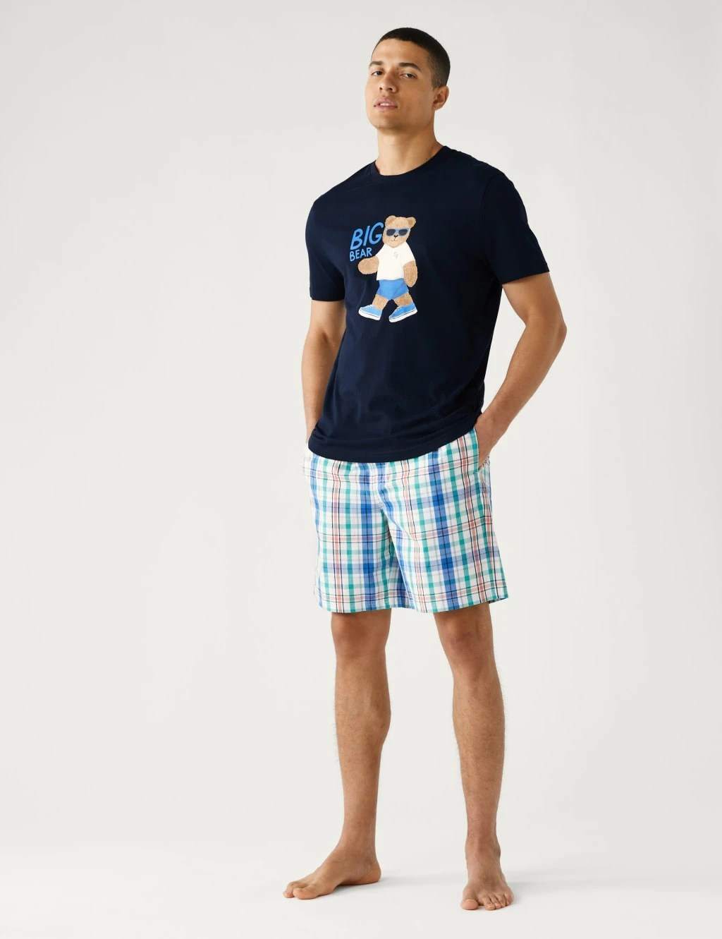 Pure Cotton Big Bear Graphic Pyjama Set 3 Pure Cotton Big Bear Graphic Pyjama Set - Image 3