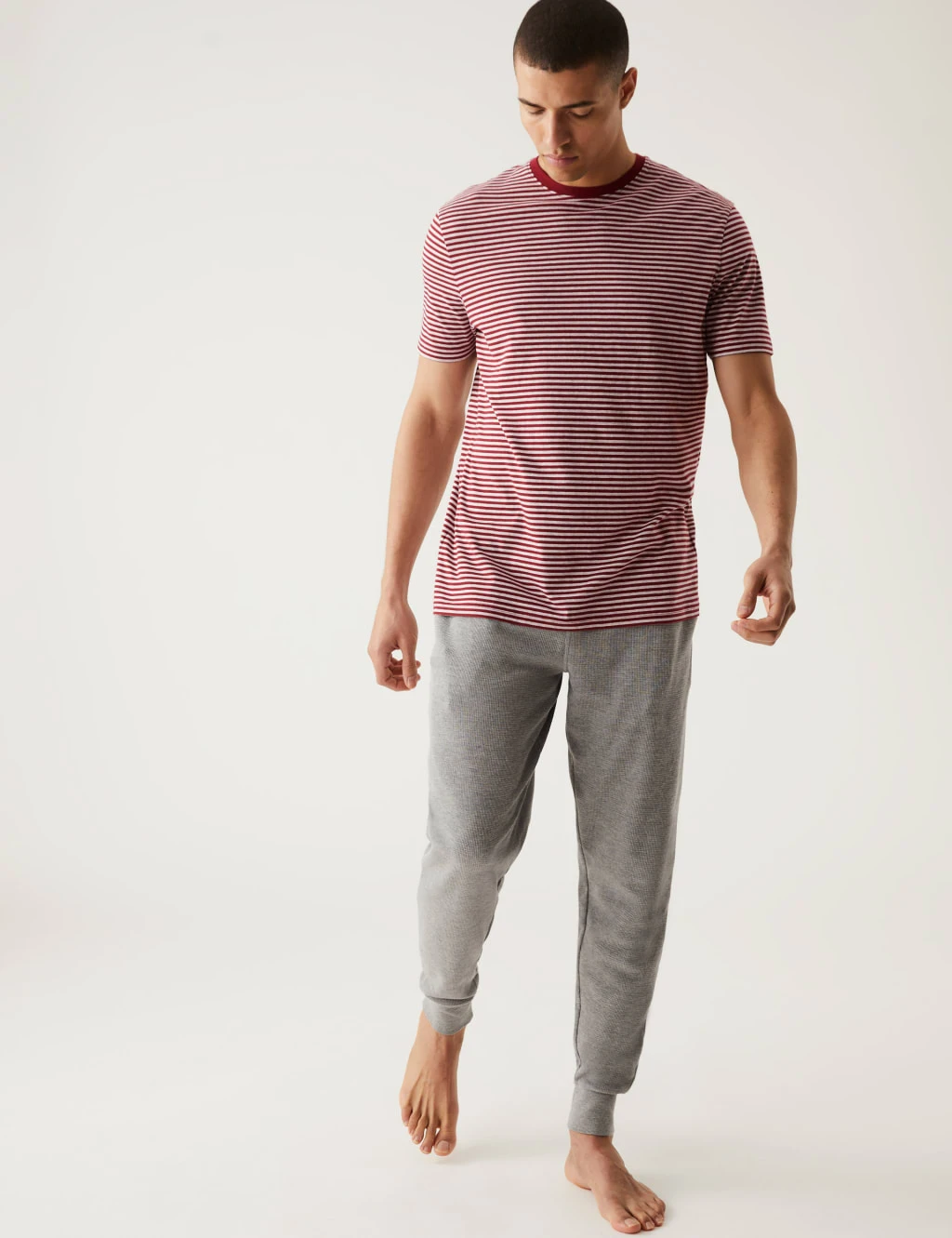 Pure Cotton Striped Loungewear Top 4 Pure Cotton Striped Loungewear Top - Image 4