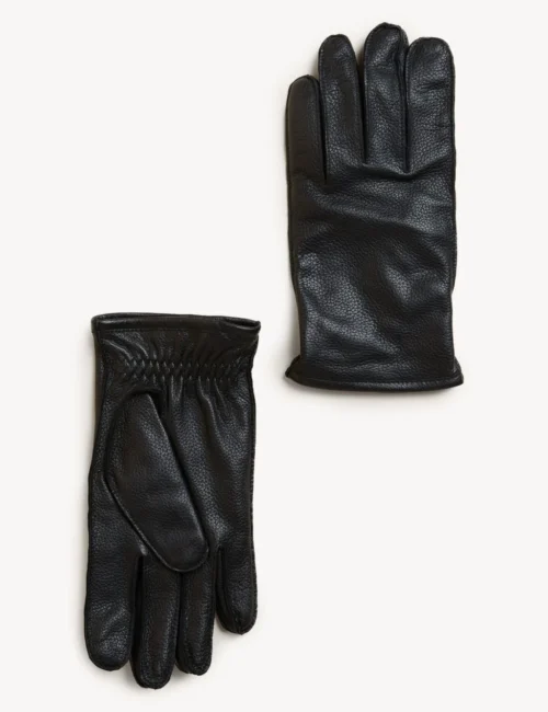 Cashmere Lined Leather Gloves