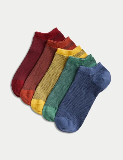 5pk Cool & Fresh™ Cotton Rich Trainer Socks
