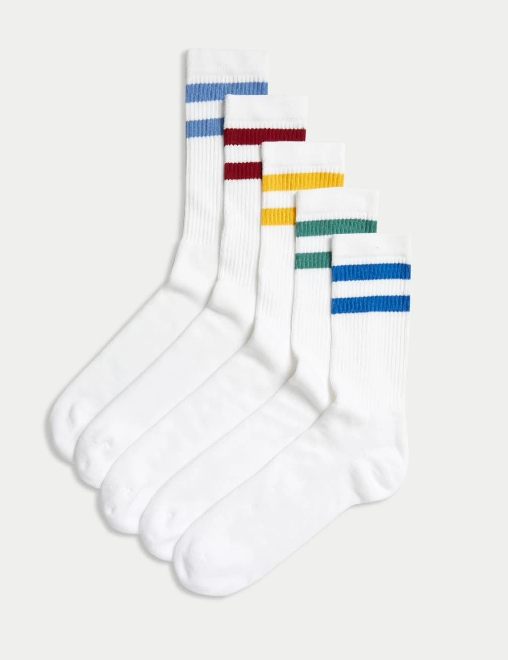 5pk Freshfeet™ Cushioned Sports Socks 1 5pk Freshfeet™ Cushioned Sports Socks