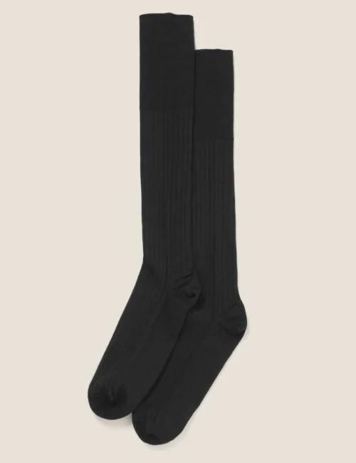 2pk Lambswool Long Socks