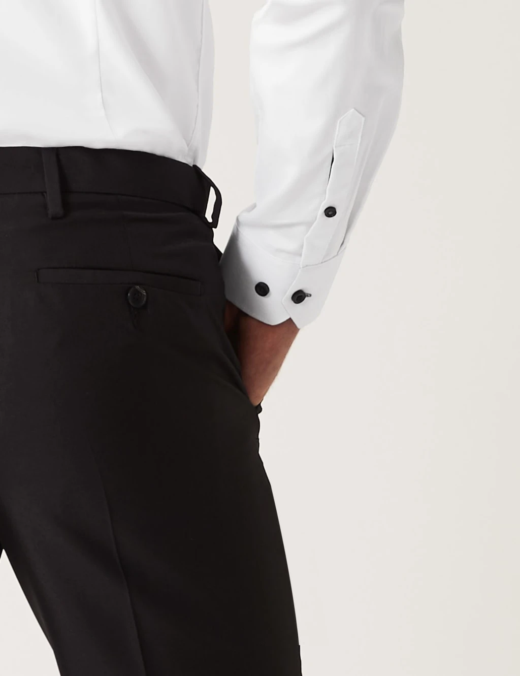 Slim Fit Pure Cotton Textured Shirt 5 Slim Fit Pure Cotton Textured Shirt - Image 5