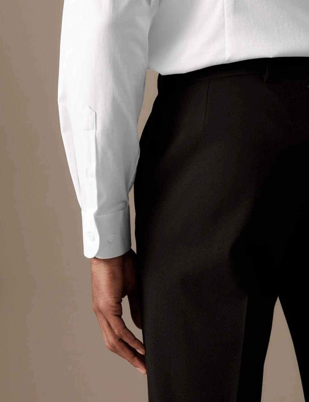 Slim Fit Easy Iron Cotton Rich Shirt 6 Slim Fit Easy Iron Cotton Rich Shirt - Image 6