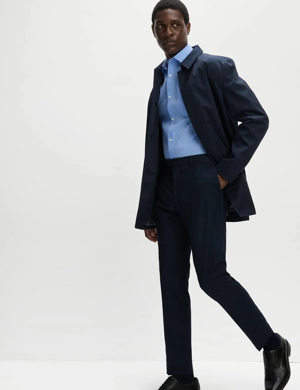 3pk Slim Fit Easy Iron Cotton Blend Shirts 4 3pk Slim Fit Easy Iron Cotton Blend Shirts - Image 4