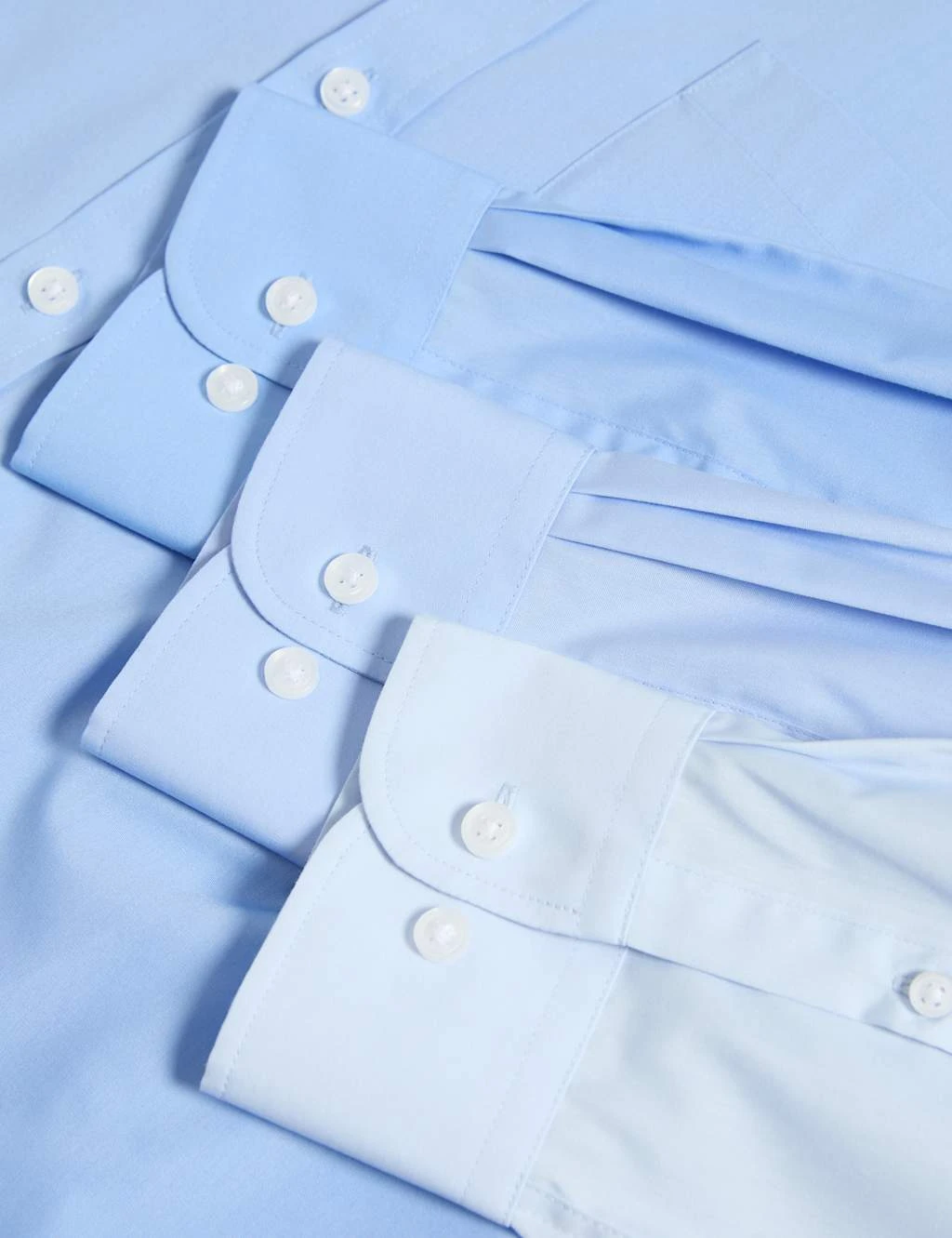 3pk Tailored Fit Long Sleeve Shirts 3 3pk Tailored Fit Long Sleeve Shirts - Image 3