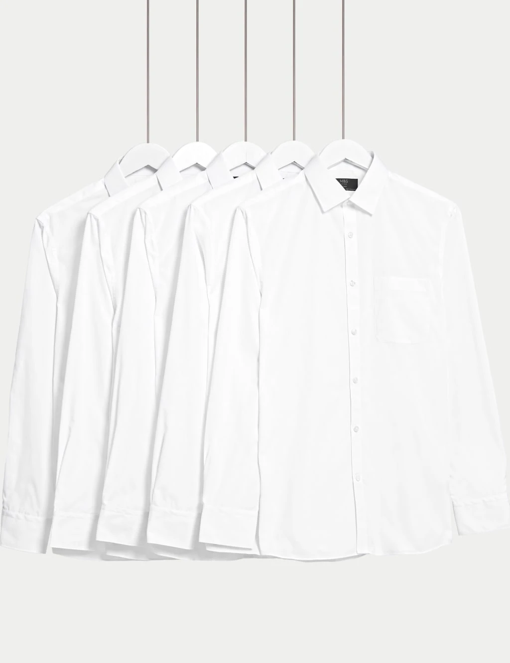 5pk Skinny Fit Long Sleeve Shirts 1 5pk Skinny Fit Long Sleeve Shirts