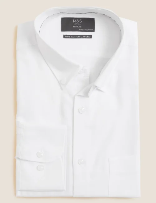 Regular Fit Pure Cotton Oxford Shirt