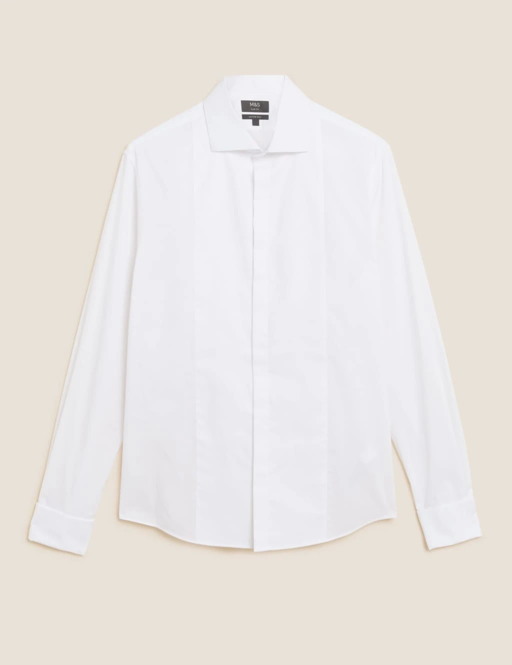 Slim Fit Cotton Rich Dinner Shirt 2 Slim Fit Cotton Rich Dinner Shirt - Image 2