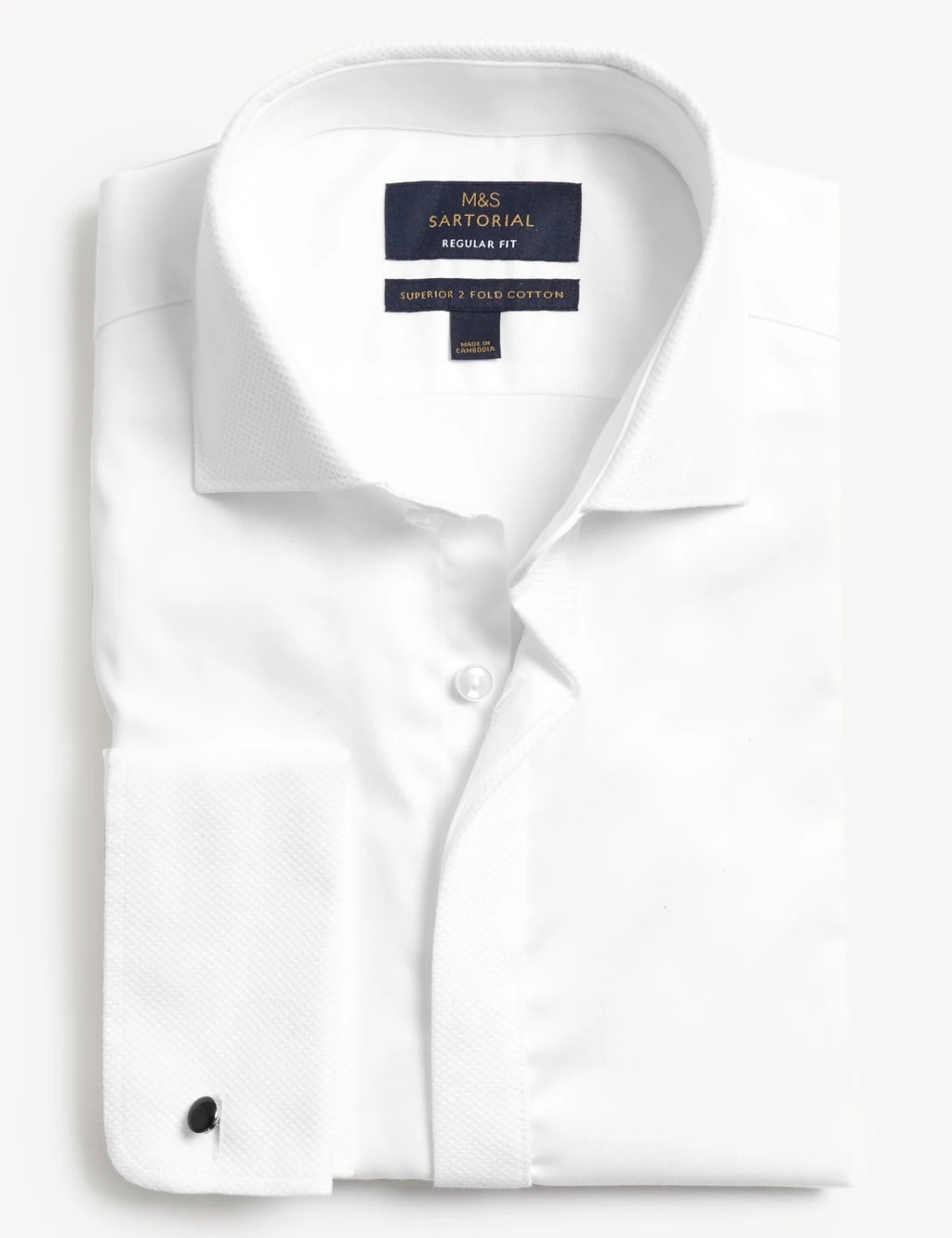 Regular Fit Pure Cotton Dinner Shirt 2 Regular Fit Pure Cotton Dinner Shirt - Image 2