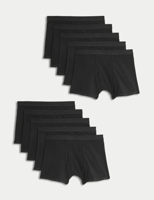 10pk Cotton Stretch Cool & Fresh™ Trunks